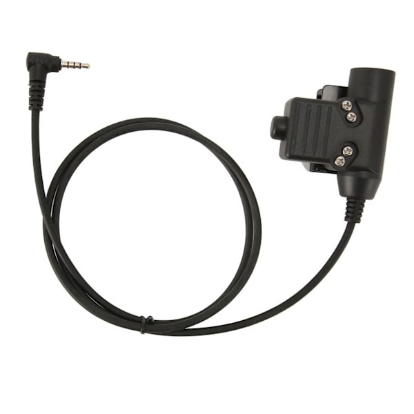U94 3,5 mm stik til VX 1R VX 2R FT 50 FT 60 VX 10 VX 14 VX 410 Håndfri kommunikere 3,5 mm headsetadapter med klip