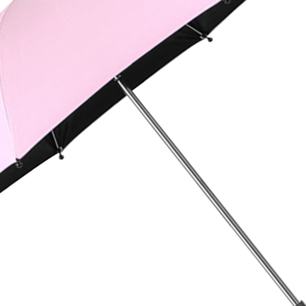 Barnvagnsparasoll UV-skydd Fri Rotation Avtagbar Universal Vagnparasoll Rosa