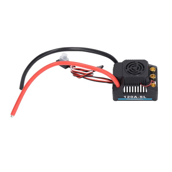 120A Børsteløs ESC Profesjonell Programmerbar Vanntett Elektrisk Hastighetskontroller for 1/8 RC Bil