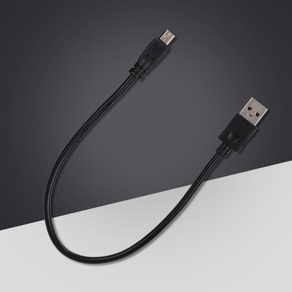 PCI-E 1X forlængerkabel ledning Riser Card Power USB Extender 30cm Sort