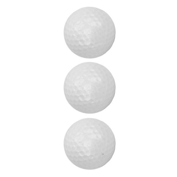 3 stk Dobbeltlags golføvelsesballer Utendørs sport golfspilltrening kampkonkurranseballer