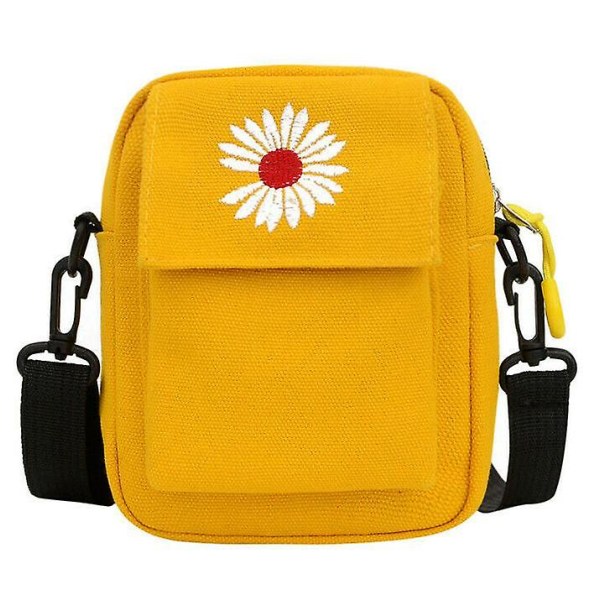 Ladies Cross Bag Naiset Olkalaukut Käsilaukut Kangas Laukut-keltainen yellow