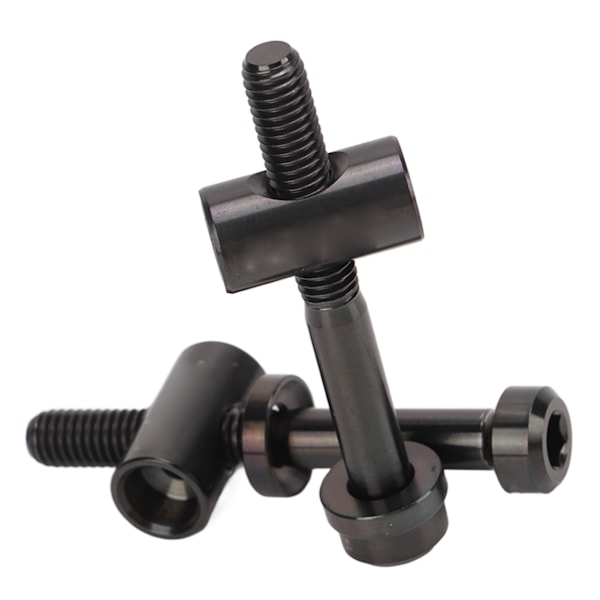 2 ST RISK M5 X 40mm Cykel Sadelstolpe Skruv Sadelstolpe Fästskruv Cykel gör-det-själv reservdelar Svart