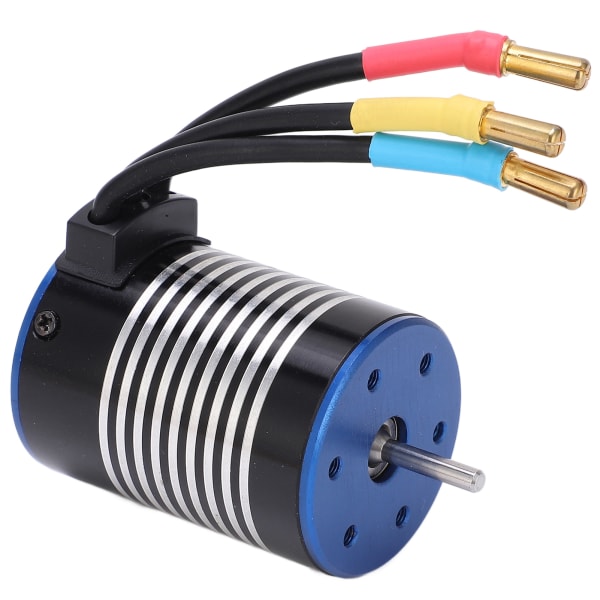 Motor 4300KV 900W 50000 RPM Lågt Ljud Hög Effektivitet Ultralätt Borstlös Motor för 1/10 RC Bil