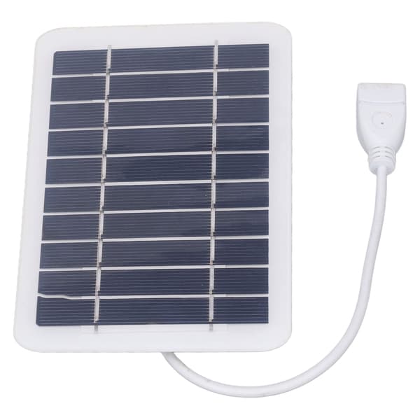 Solpanel Bærbar Udendørs Solpaneloplader til Kamera Mobiltelefon Mobil Power Pack 2W 5V