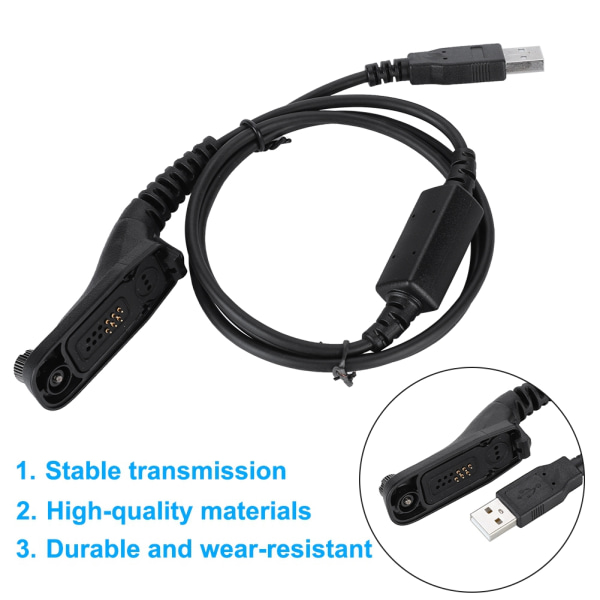 USB-programmeringskabel for Motorola XPR6550 / XPR7550 / DGP6150 / PMKN4012B