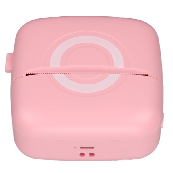 Mini Printer 200DPI Opløsning Termisk Udskrivning Ergonomisk Letvægts Bærbar Printer Pink