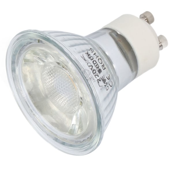 GU10 Lyspære 5W LED COB Lampe Pære Justerbar Lysstyrke Spotlys Pære til Soveværelse Kontor 220V Varmt Hvidt Lys 3000K