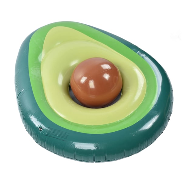 Avocado Pool Float PVC Oppustelig Pools Flåde Liggestol Strand Flydende Fest Legetøj med Bold