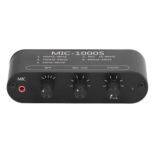 Mikrofon Audio Power Forforstærker Justerbar Frekvens Mainframe Forøgelse 200 Gange 45db til 600 Gange 55db