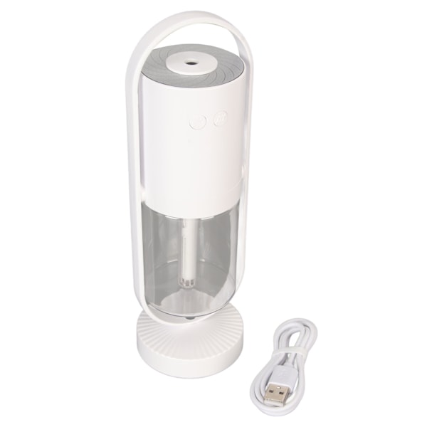 Luftfukter Kald Tåke RGB Fin Spray Ultra Stille Bærbar Luftfukter med LED Lys for Baby Bil Reise 200ml Hvit