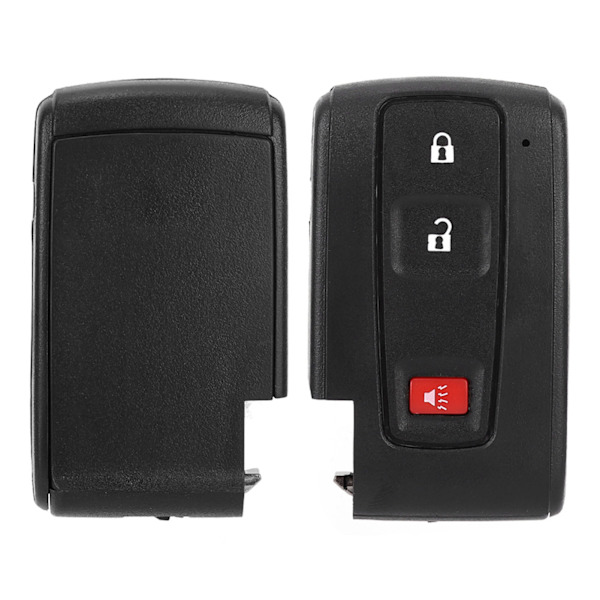 Bil 3-knapps fjernkontroll nøkkel fob etui deksel erstatning passer for Prius 2004-2009