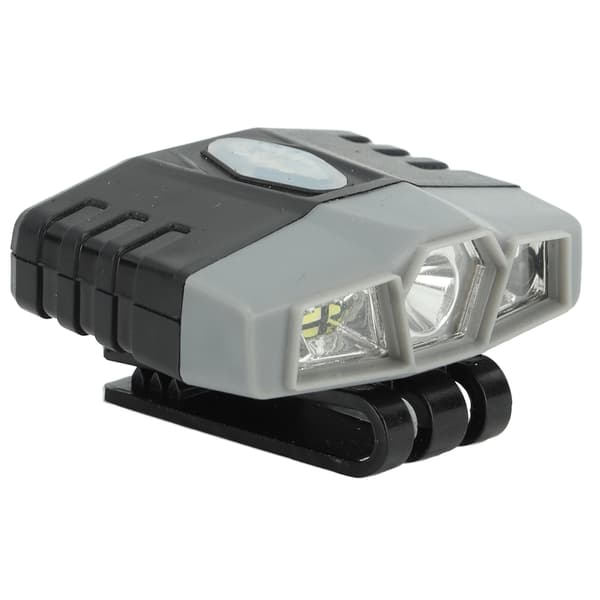 COB LED Hodelykt Høy Lysstyrke Doble Moduser Vanntett Oppladbar Hodelykt med Bevegelsessensor for Utendørs Grå