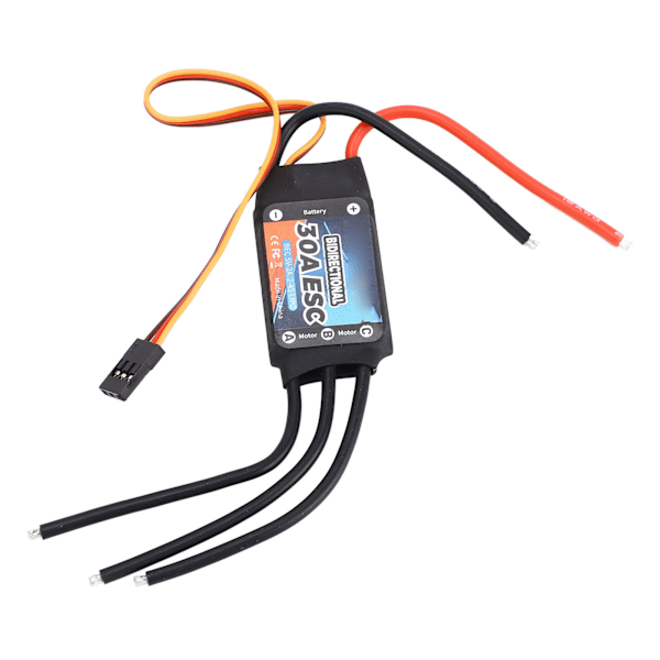 GTSKYTENRC Bidirektionell 30A Borstlös ESC Elektrisk Hastighetsregulator för RC Bil Båt Undervattenpropeller