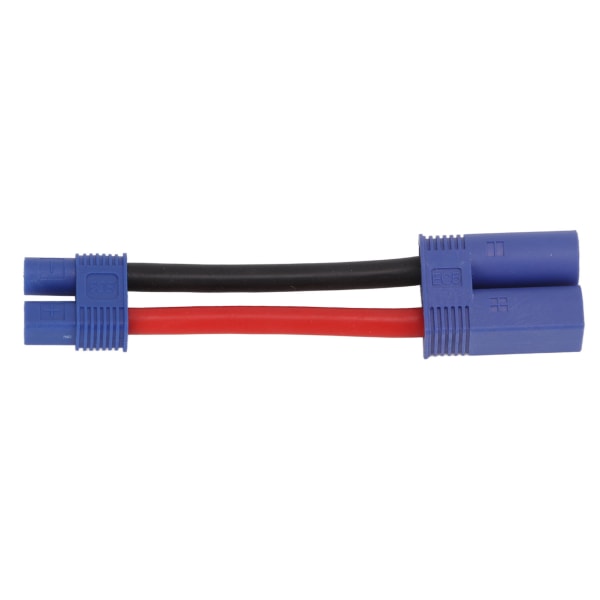 EC5 til EC3-kabel Ca. 3,5 tommer lang 12AWG sikker myk silikon, korrosjonsbestandig, solid, slitesterk, EC3-adapterkabel for hunner
