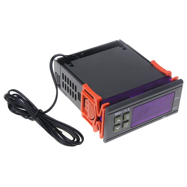 Mikrocomputer Termostat Programmerbar Digital Skærm Mikrocomputer Temperaturregulator Afbryder 110‑220VAC