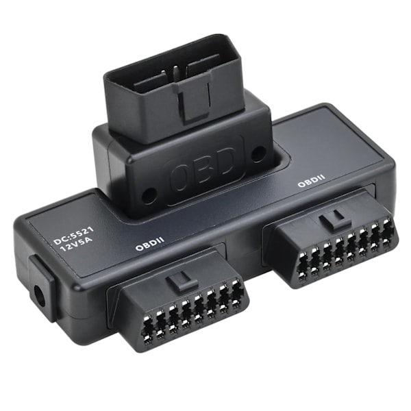 Pocket OBD2 OBDII Full 16 Pin Hane till 2 Hon Splitter Konverter
