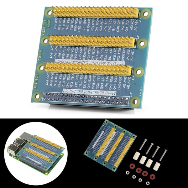 GPIO Udvidelseskort 1 til 3 Port 40 Pin Modul Adapter til Raspberry Pi 2