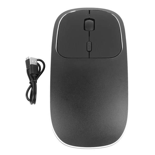Slim Silent Mouse Bärbar 2,4G USB sladdlösa möss Uppladdningsbar mobil optisk kontorsmus för bärbar dator