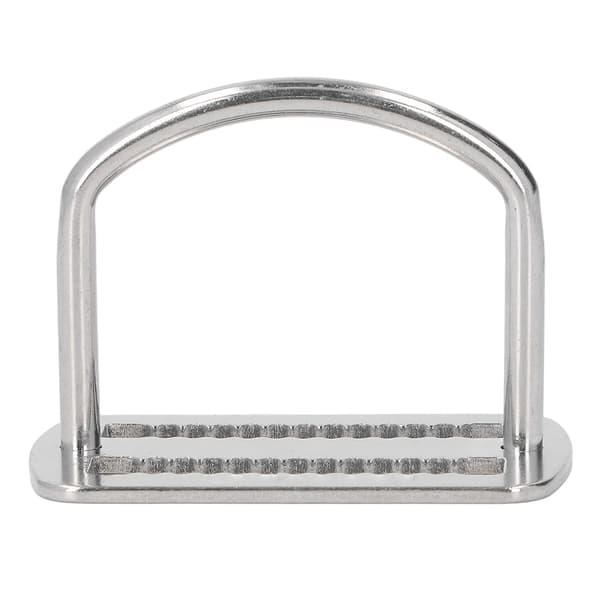 D-ring Webbing Sele Belteholder Rustfritt Stål D-ring Belte Slide Keeper Stopper for Dykketilbehør