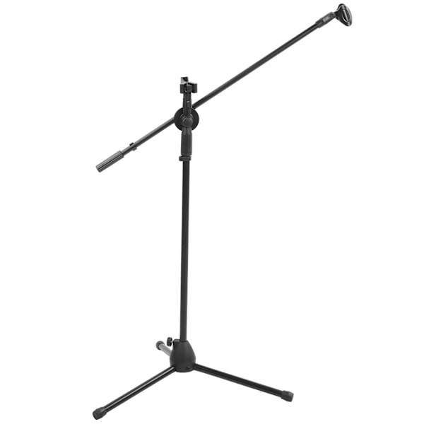 Stativbom mikrofonstativ Multifunktionel justerbar sort metal gulvstativ for ydeevne
