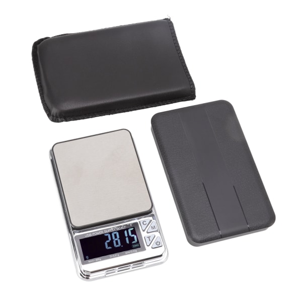 High Accuracy Digital Scale 600/0.01g LCD Display Waterproof USB Charging Electronic Scale for Kitchen Jewelry