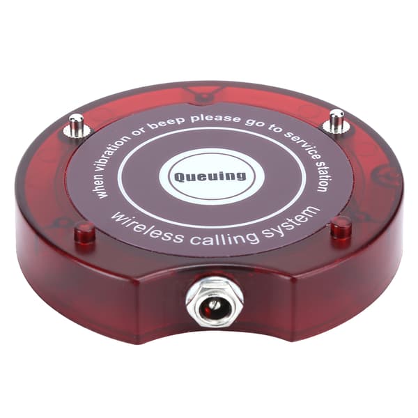 SU‑668 Trådløst Køsystem Personsøker Adapter Ladebase for Restaurant 110-240V EU Plugg Prise UE