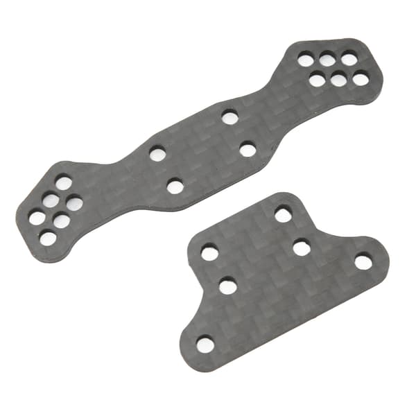 Kulfiber Front Stødtårn til LOSI 1/10 til Baja Rey til Hammer Rey RC Biltilbehør Reparationsdele Sort