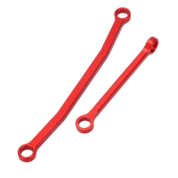 1/24 Tie Rod Kit Høj nøjagtighed aluminiumslegering Nem installation RC Styrestang Tie til FMS FCX24 Crawler Rød