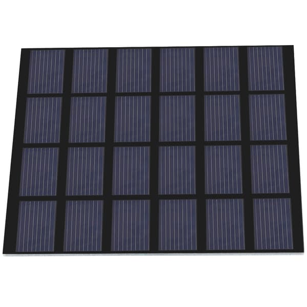 1.5W 6V Mini Polysilicon Solcellepanel PET Laminert Brett DIY Batterilader for Utendørs