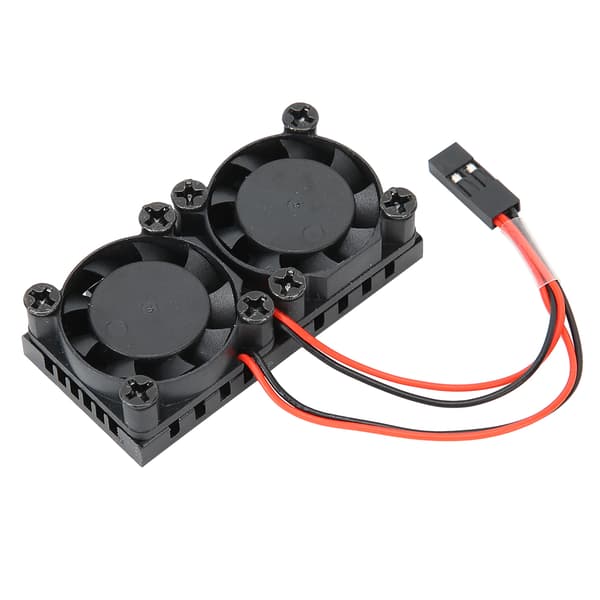 Køleventilator til Raspberry Pi 4B Board Dobbelt Køleprofil Modul Termisk Lim 1200MHz 5V