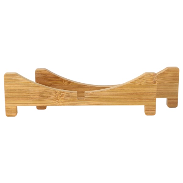 Planteholder Bambus Blomsterpotte Bakke Korsformet Multifunktion til Kæledyr Hjem Køkken 17.5x5cm