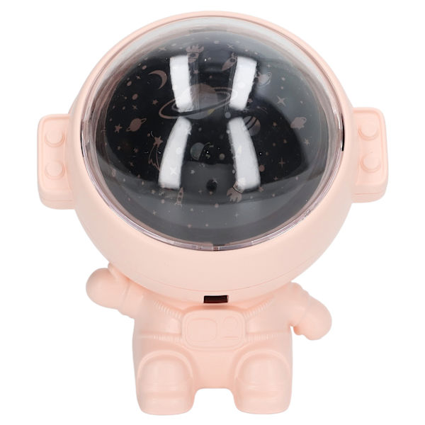 Astronaut Projektor Stjernelys Roterbar USB-lading Astronaut Projektor Stjernelys med Musikkfunksjon 5V 1A Rosa