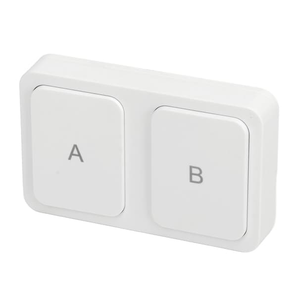 Trådløs Smart Scene Switch Smart Home-enheder 2-vejs trykknapkontakt til Tuya Zigbee-forbindelse
