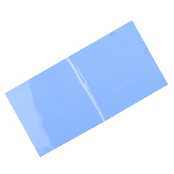 2 STK 100 mm x 1 mm CPU Chip Køleplade Termisk Ledende Silikone Pad
