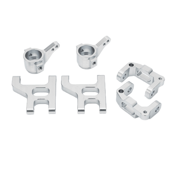 RC Drivaxel Set RC Svingarm Drivaxel Styrplatta Uppgraderingstillbehör för TAMIYA CC01 Silver