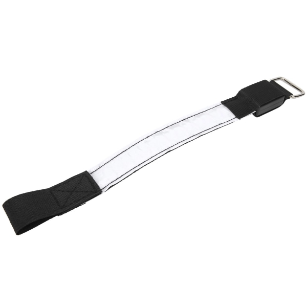 Udendørs natløbelys Armbånd med LED Glow Armbånd Lys Reflekterende Sport Belt White