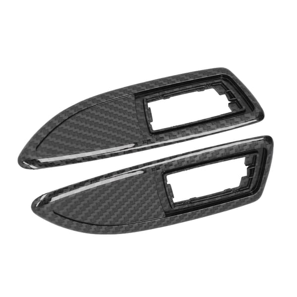 2 stk. sideblinklys repeater rammesett karbonfiberstil erstatning for Vauxhall Corsa D Range 2006-2014