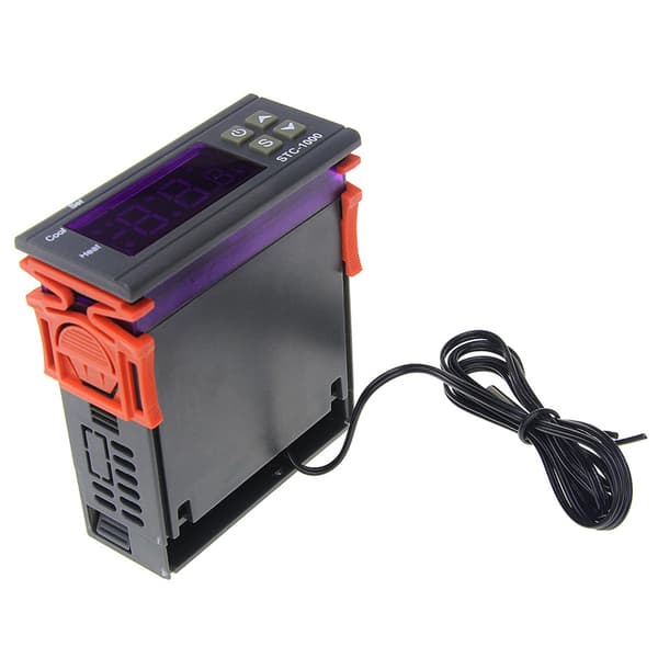 Mikrocomputertermostat Programmerbar Digital Skjerm Mikrocomputer Temperaturkontrollerbryter 110‑220VAC