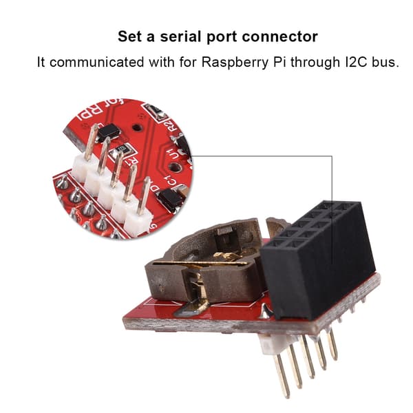 DS1307 RTC-modul Høy presisjon sanntidsklokke for Raspberry Pi 3 2 Model B