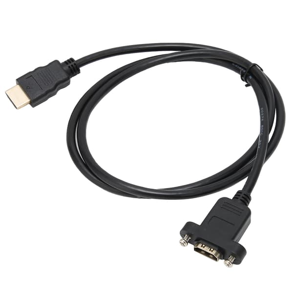 HDMI A uros - A naaras kaapeli 1m 1.4V
