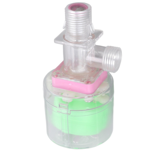Vattennivåregleringsventil Transparent Helautomatisk Plasttorn Tank Flytande Kulventil G1/2 Topp Vatteninlopp