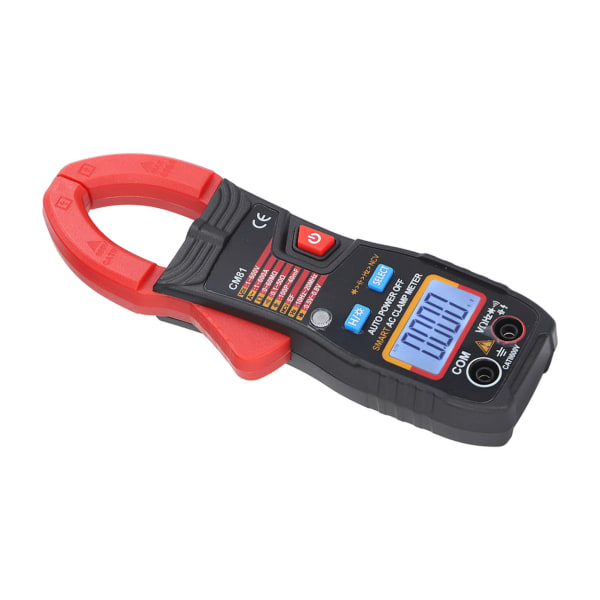 Digitalt klemmemåler Multifunksjonelt AC DC Ampermeter Smart Auto Ranging Multimeter 1V‑600V