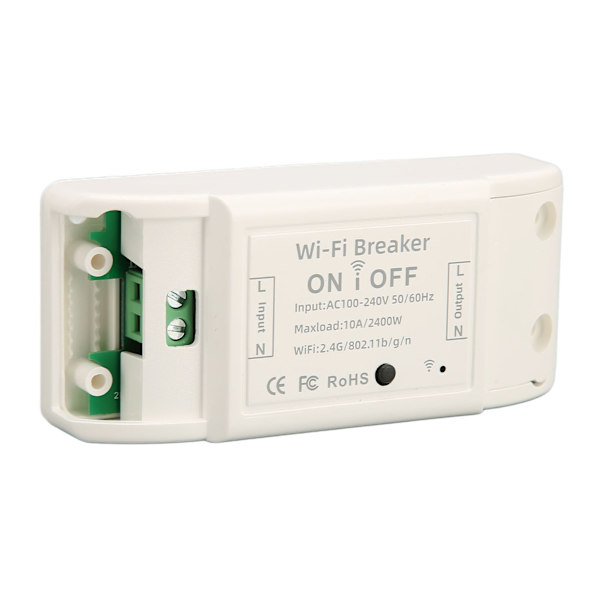WiFi Smart Switch Håndfri Stemmestyring Bryter Hjemmeapparat På Av Bryter AC100‑240V