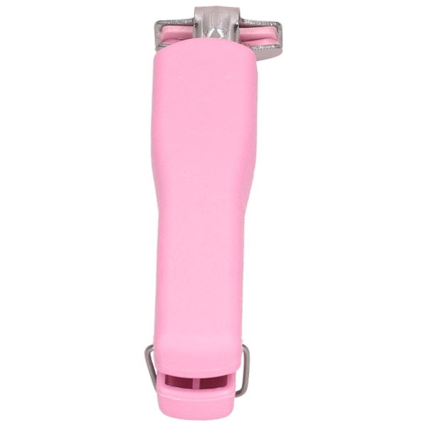 Varme skål fat grep tang sklisikker rustfritt stål anti-skolding plate klemmeholder (rosa)