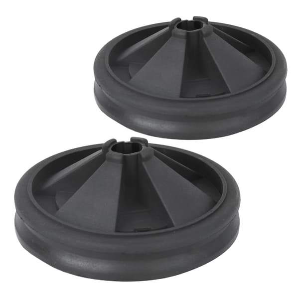 2 st Silikonavfallskvarn Stänkskydd Passar InSinkErator 87mm Ytterdiameter