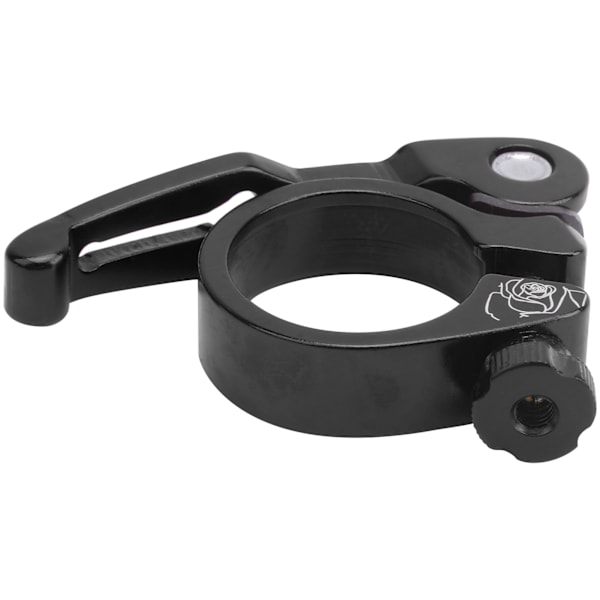31,8 mm cykelsædeklemme aluminiumslegering Quick Release Mountain Road cykel sadelpind klemme Sort