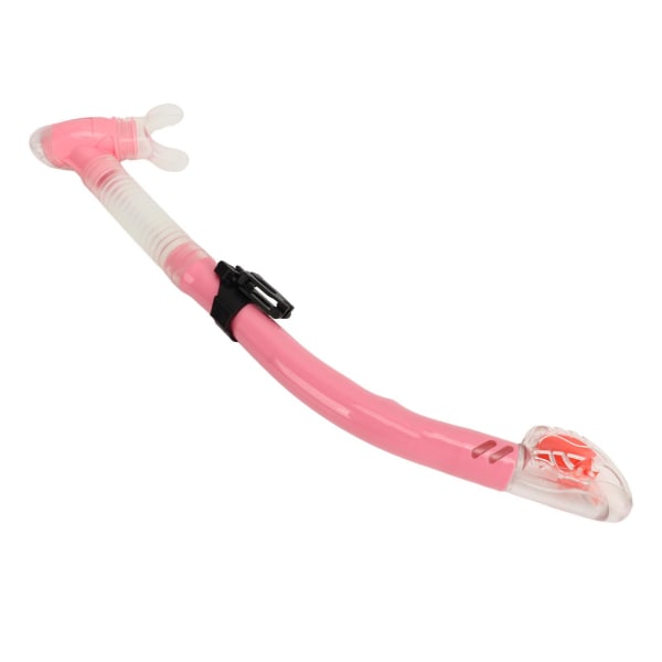 Torrsnorkelrör PVC-silikon Lätt att andas Lätt simsnorkelrör för dykningsentusiast Rosa