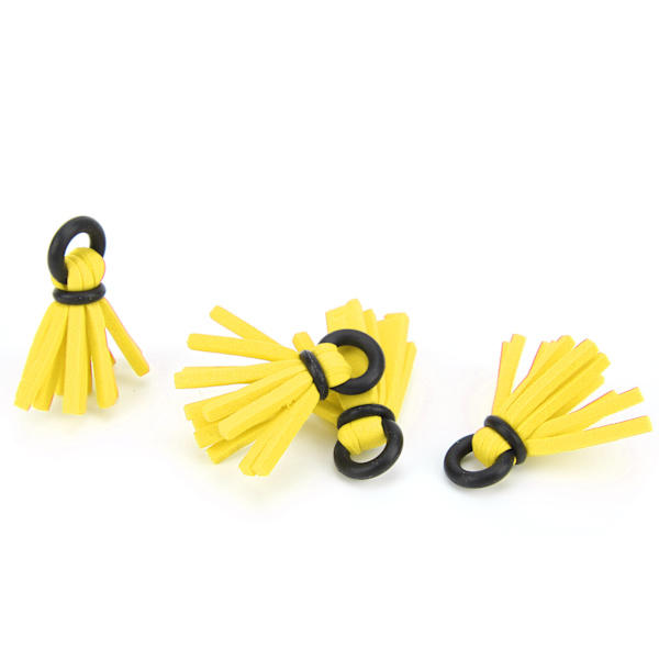 4 stk. Fiskefluer Flyde Skum Strike Indikatorer Drift Krog Positionering Floats Bobbers Gul