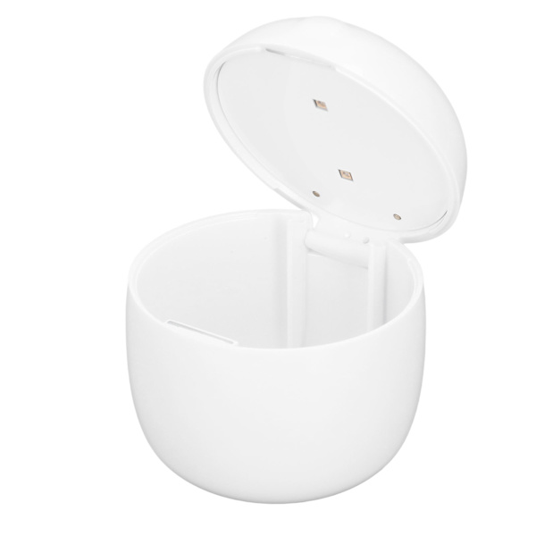UV-sterilisator for smokker med 2 lysdioder, lang standbytid, USB-oppladbar, hvit